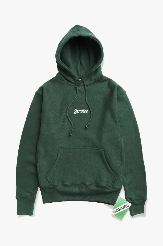 Service Works - 12oz Service Embroidered Hoodie - Forest