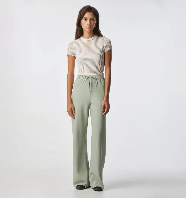 Billie Bias Pant - Sage