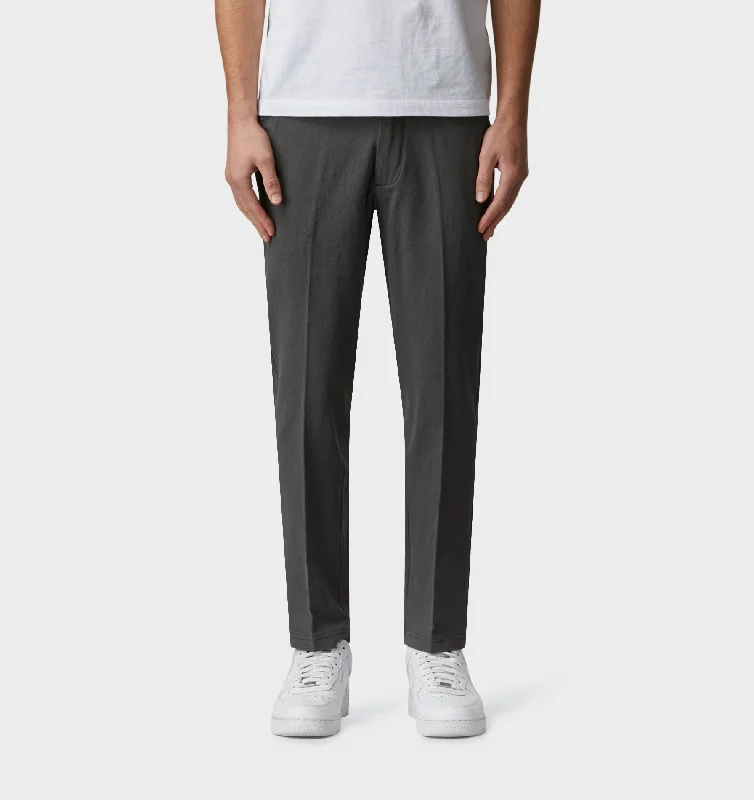 Linen Slim Kobe Pant - Tall - Washed Black