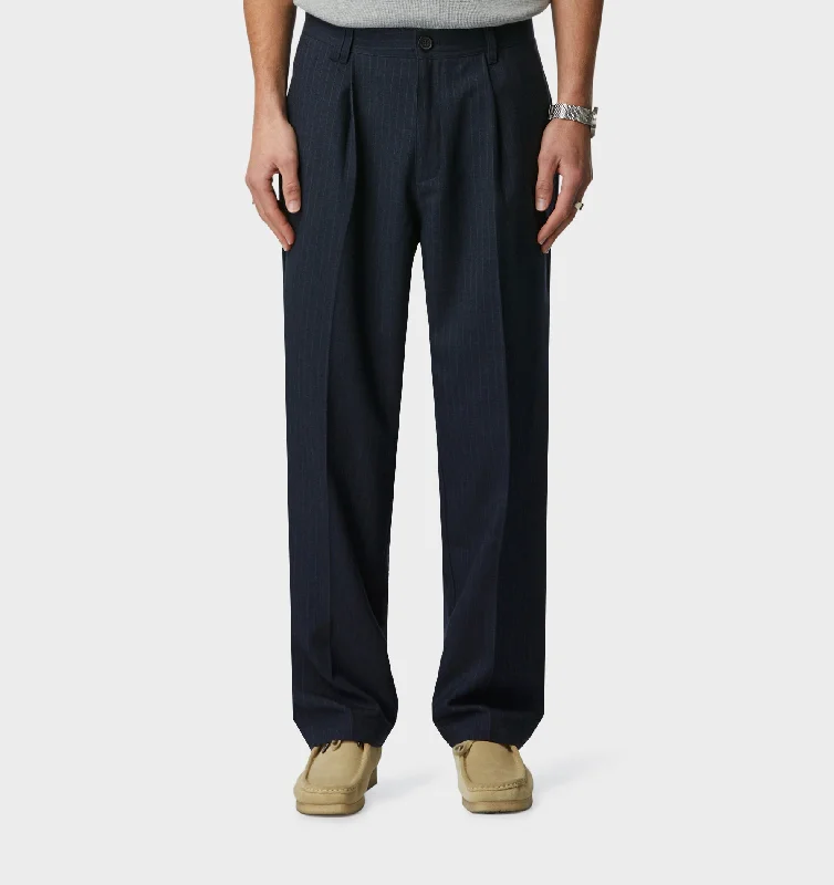 Winston Pant - Navy Pinstripe