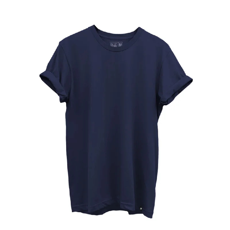 Navy Blue - Fully Solid T-Shirt