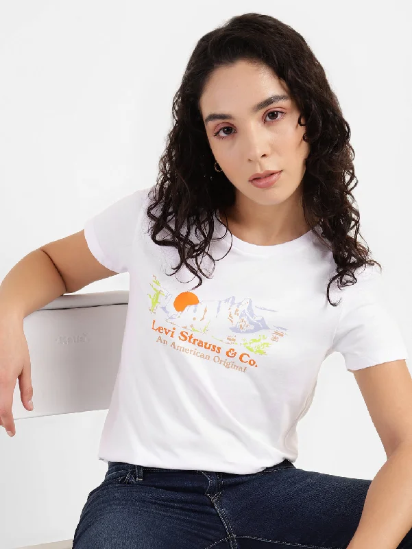 Women's Graphic Crew Neck  T-shirt