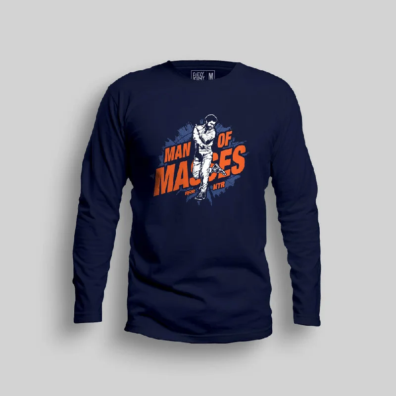 Man Of Masses NTR Full Sleeve T-Shirt