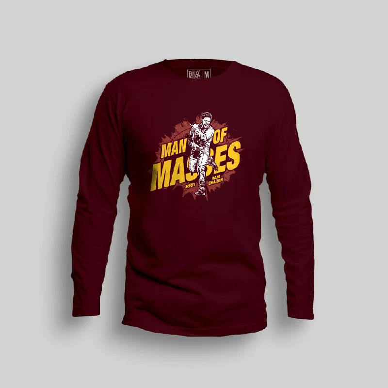 Man Of Masses Ram Charan Full Sleeve T-Shirt