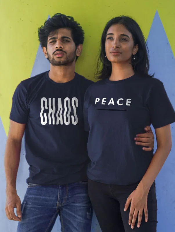 Peace - Chaos Couple T-Shirt