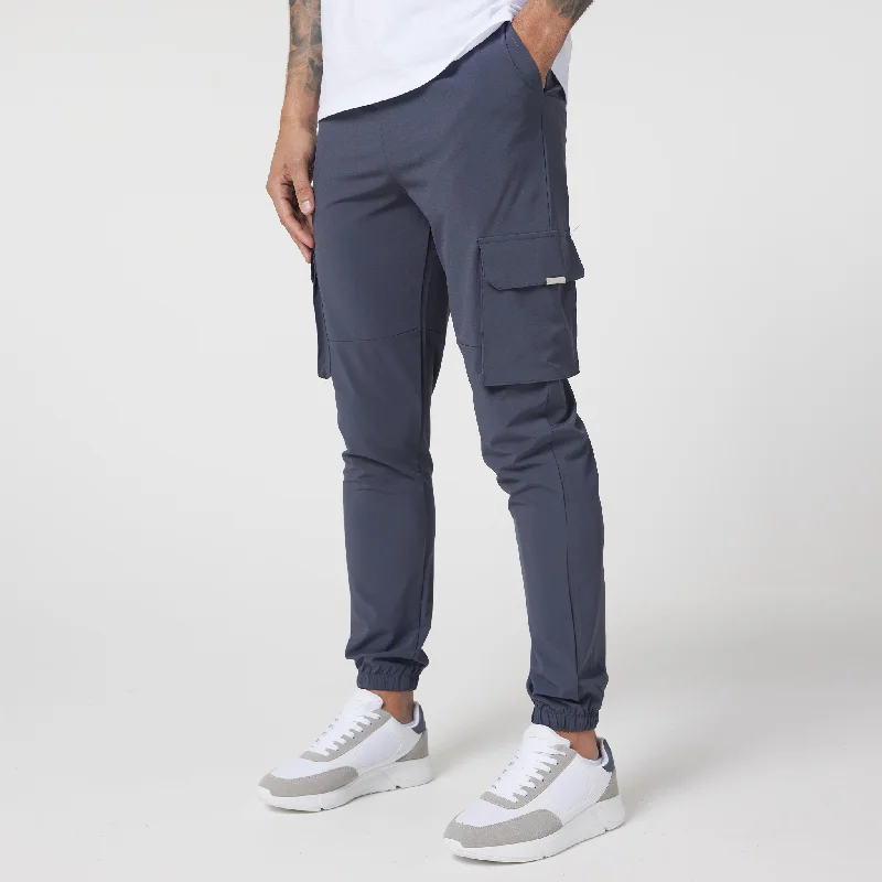 Tech Cuffed Cargo Pant | Charcoal