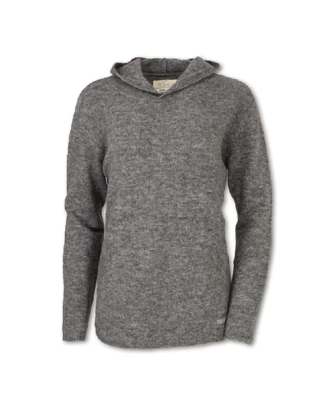 WOOL BLEND SWEATER HOODIE