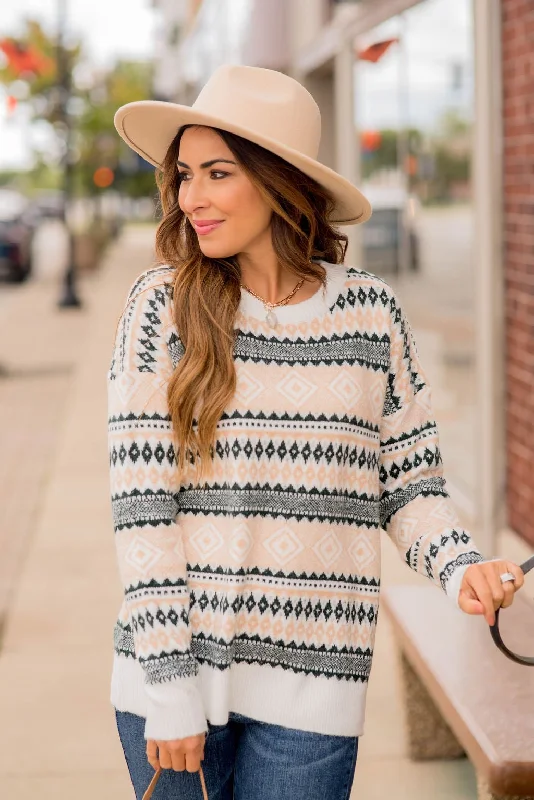 Fair Isle Patterned Sweater