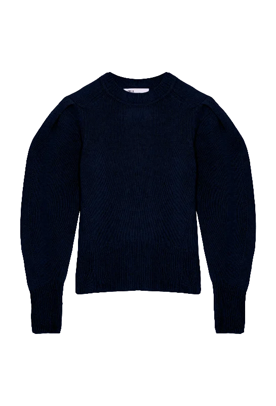 Puff Sleeve Crewneck