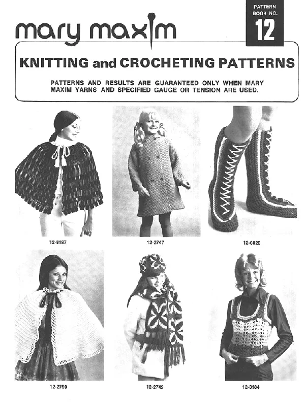 Knitting and Crocheting Pattern Booklet