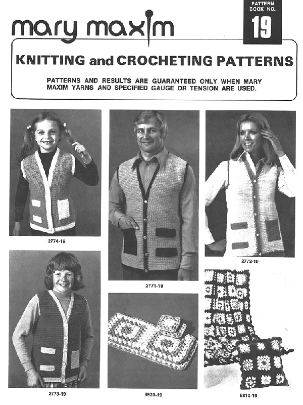 Knitting and Crocheting Pattern Booklet