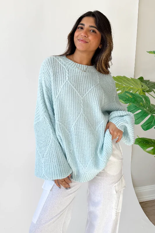 Logan Sweater in Sky Blue