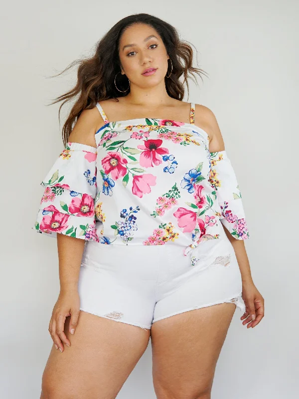 Brianna Off The Shoulder Floral Top