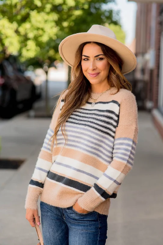 So Soft Pastel Blocked Sweater