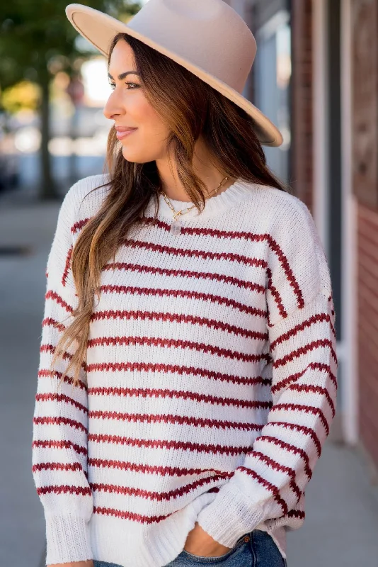 Zig Zag Striped Sweater