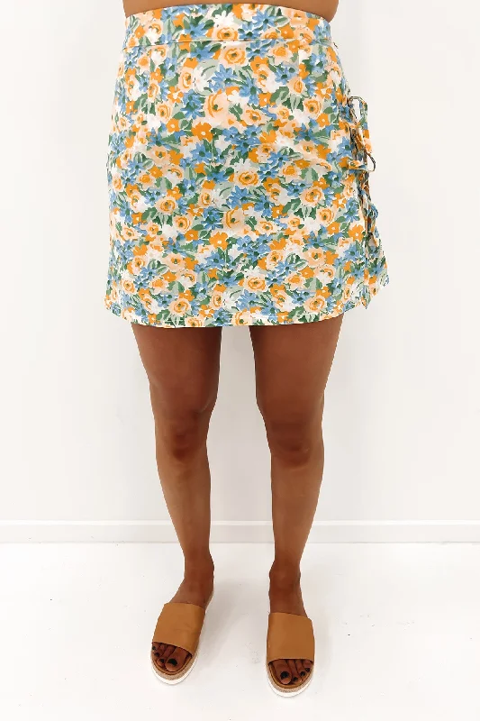 Flora Mini Skirt Sunlight